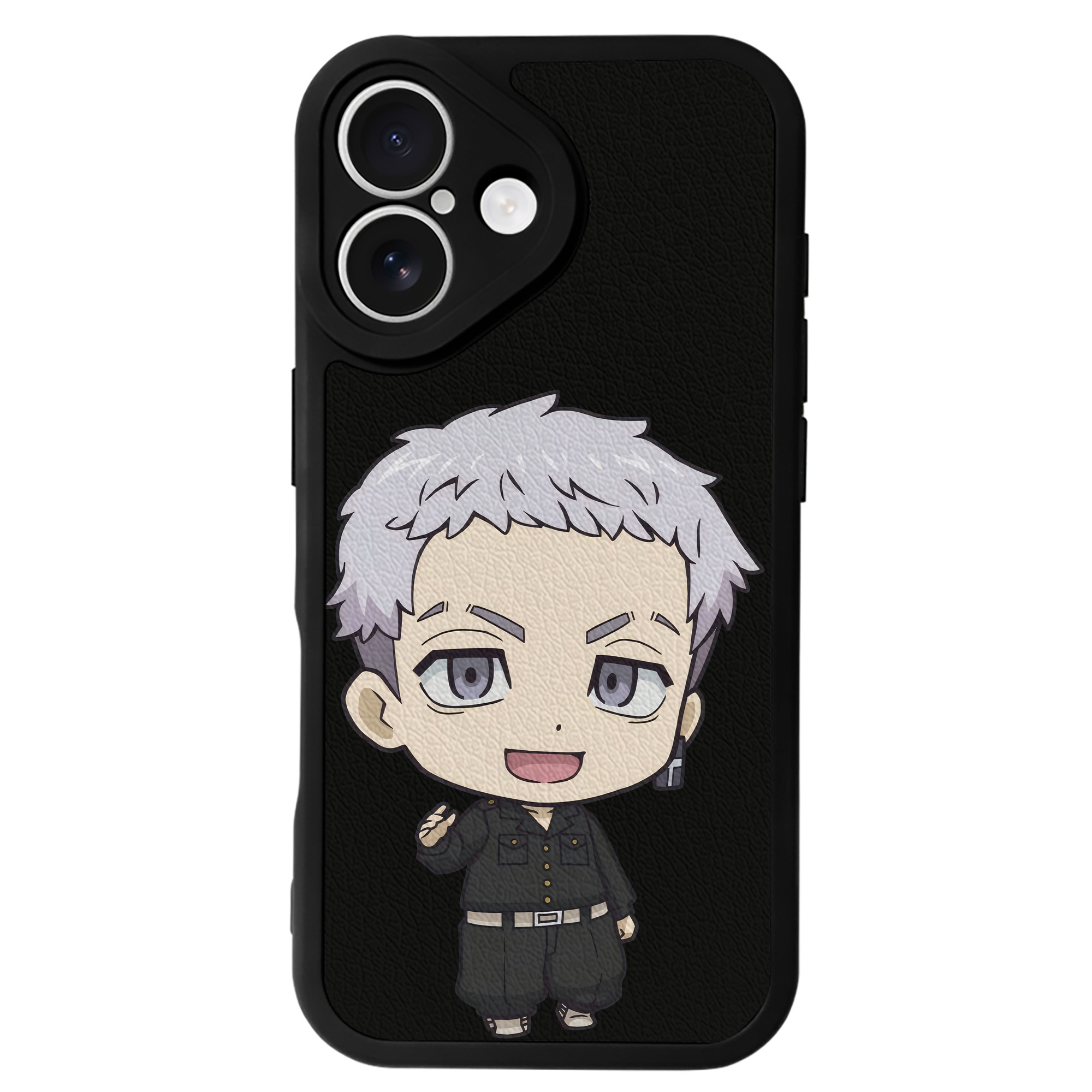 （画像用） 東京リベンジャーズ Tokyo Revengers 【iPhone 16シリーズ対応】シリコンスマホケース（レザー調） 材質：シリコン